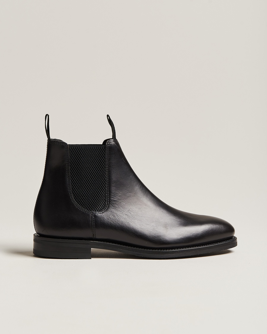 Loake 1880 Emsworth Chelsea Boot Black Leather – Negro