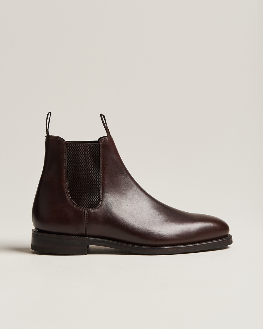 Loake 1880 Emsworth Chelsea Boot Dark Brown Leather – Marrón