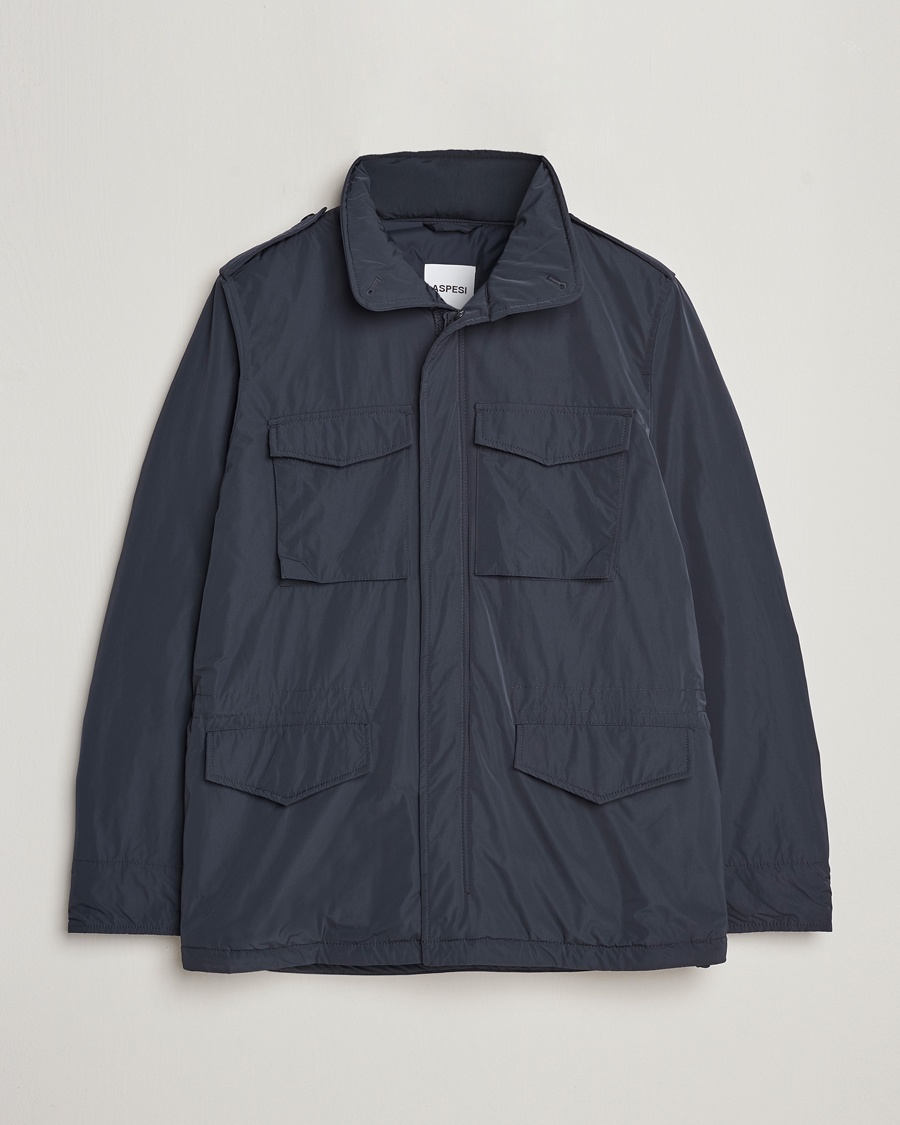 Aspesi Minifield Nylon Field Jacket Navy – Azul