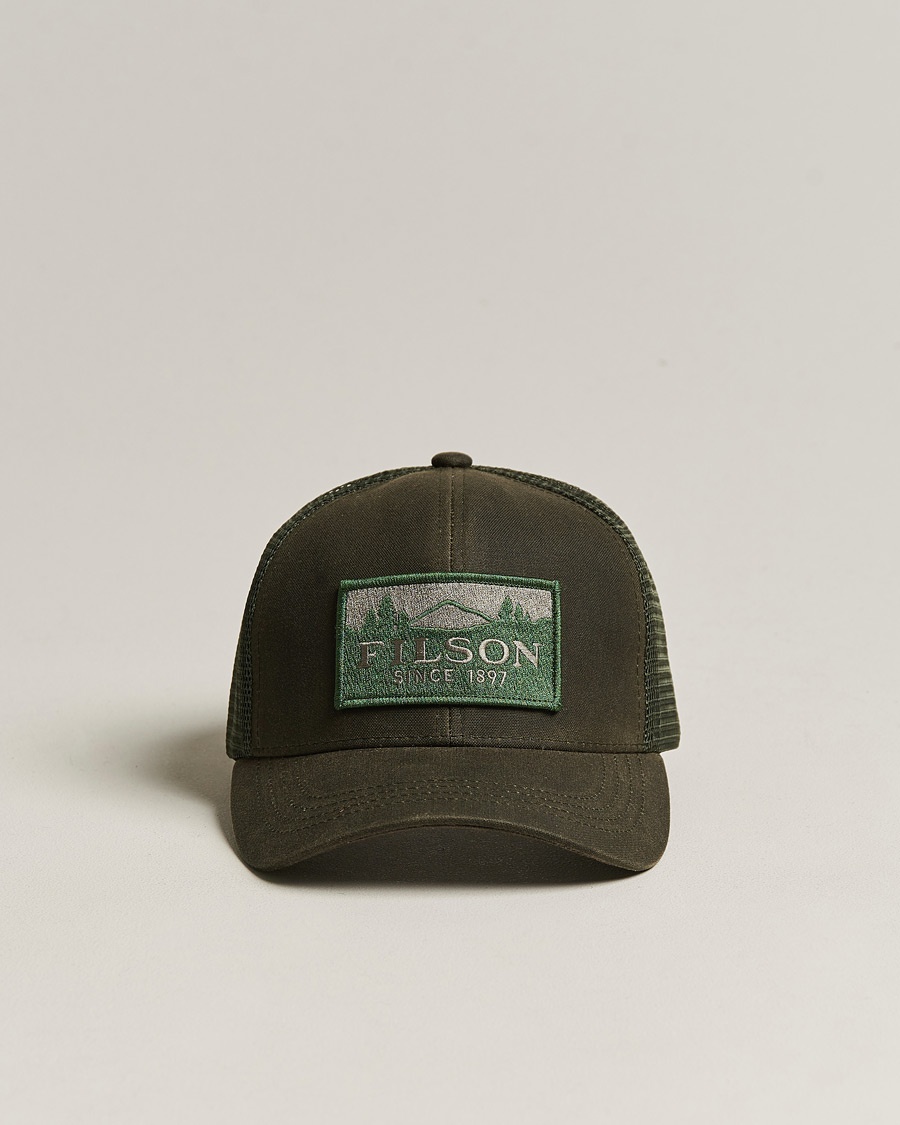 Filson Logger Mesh Cap Otter Green – Verde