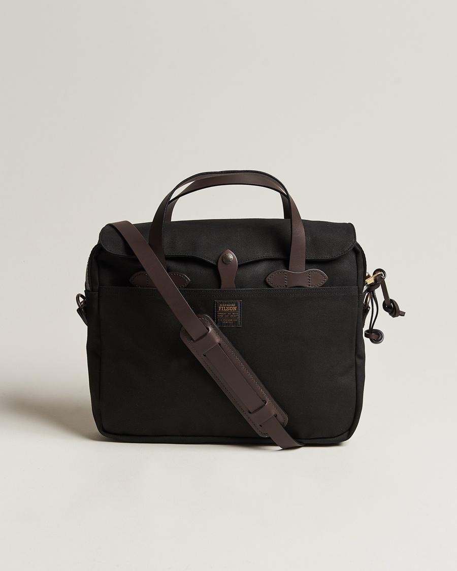 Filson Original Briefcase Black – Negro