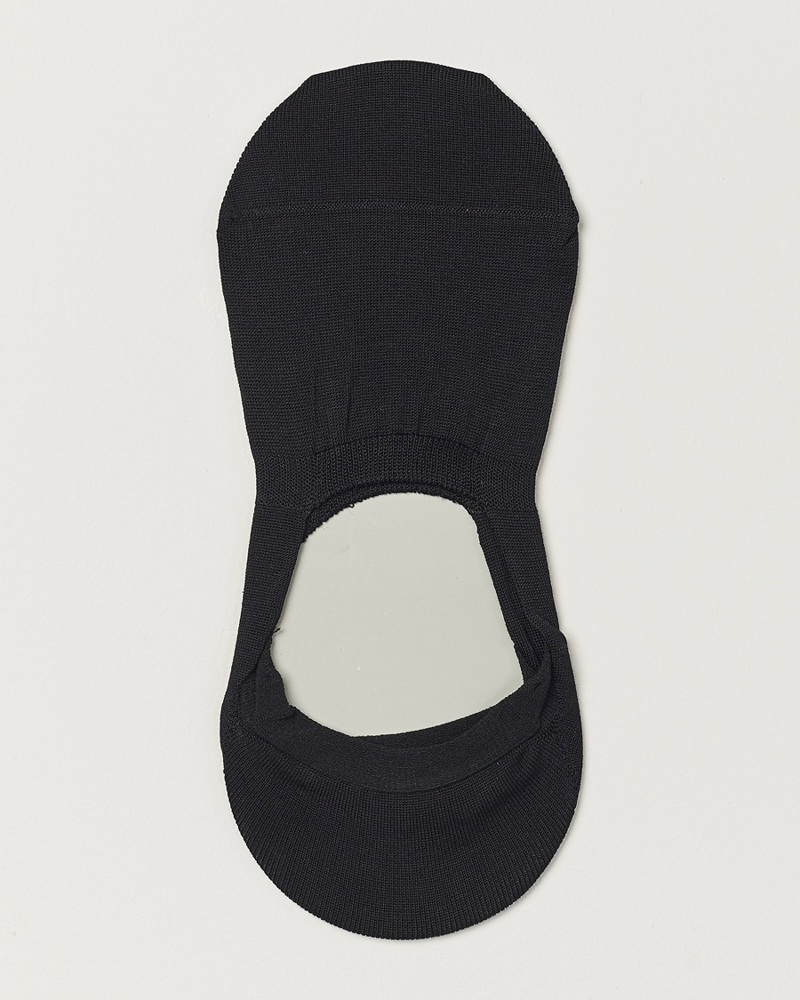 Bresciani Step in Ghost Socks Black – Negro