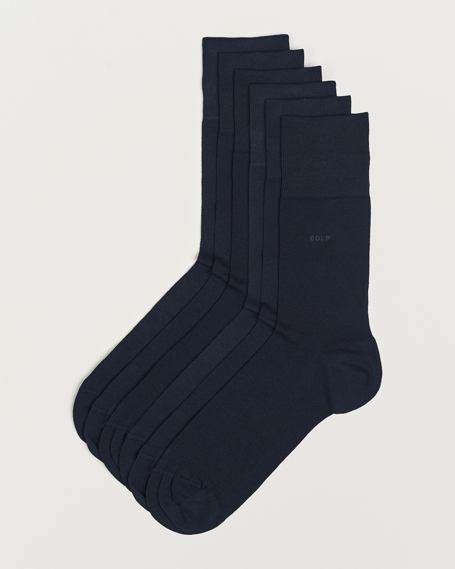 CDLP 6-Pack Cotton Socks Navy – Azul
