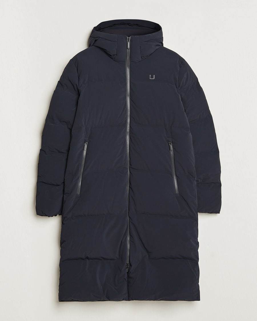 UBR Tycoon Padded Long Coat Black – Negro