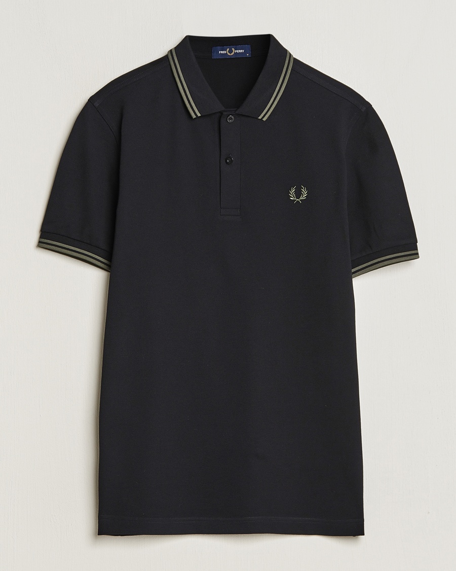 Fred Perry Twin Tipped Polo Shirt Black – Negro