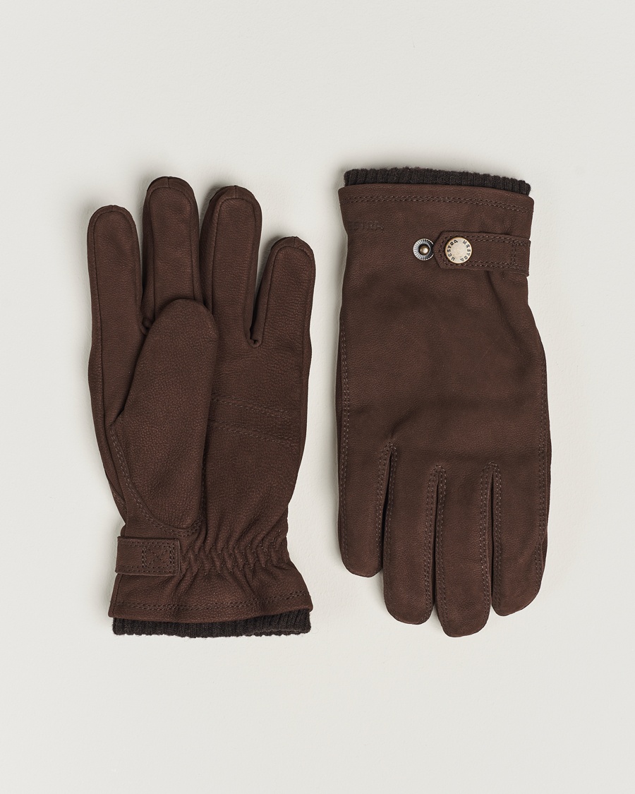 Hestra Bergvik Fleece Liner Buckle Nubuck Glove Espresso – Marrón