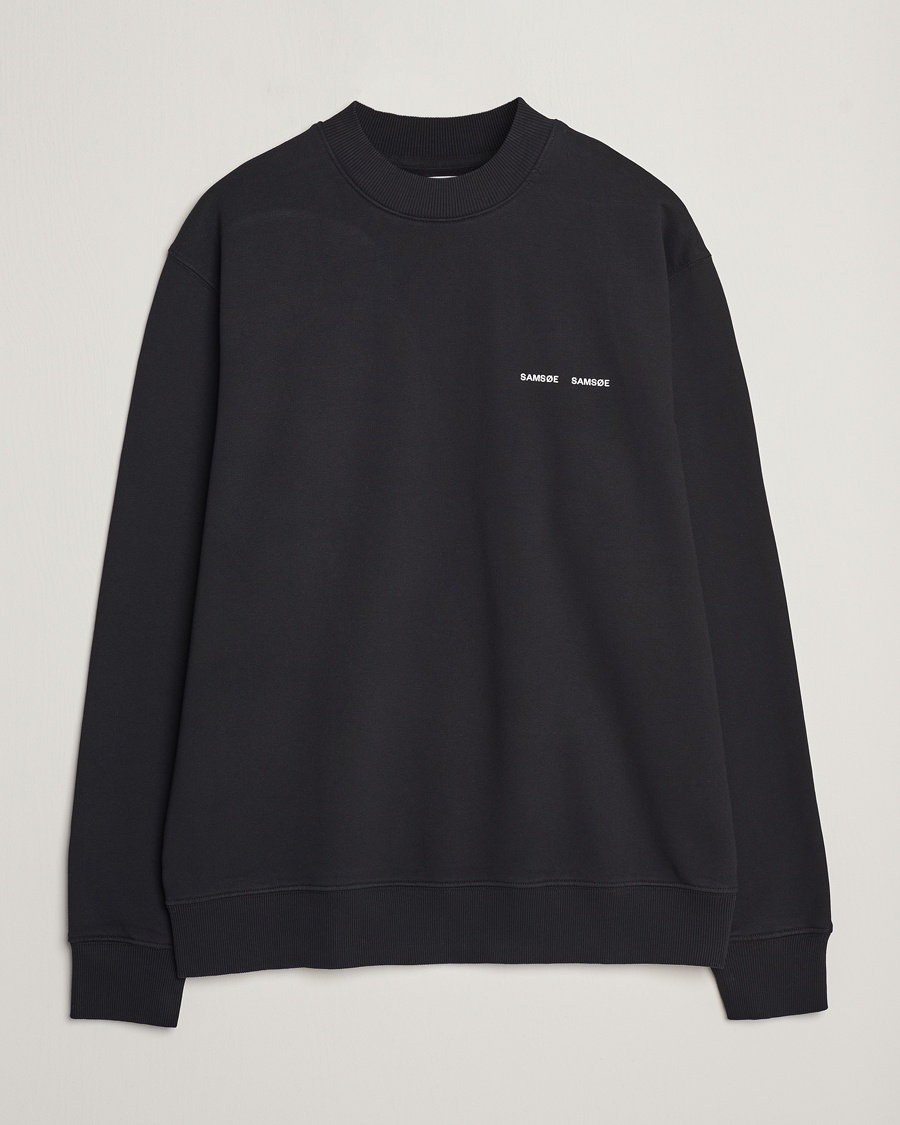 Samsøe Samsøe Norsbro Crew Neck Sweatshirt Black – Negro