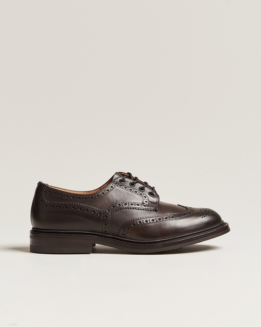Tricker's Bourton Country Brogues Espresso Calf – Marrón