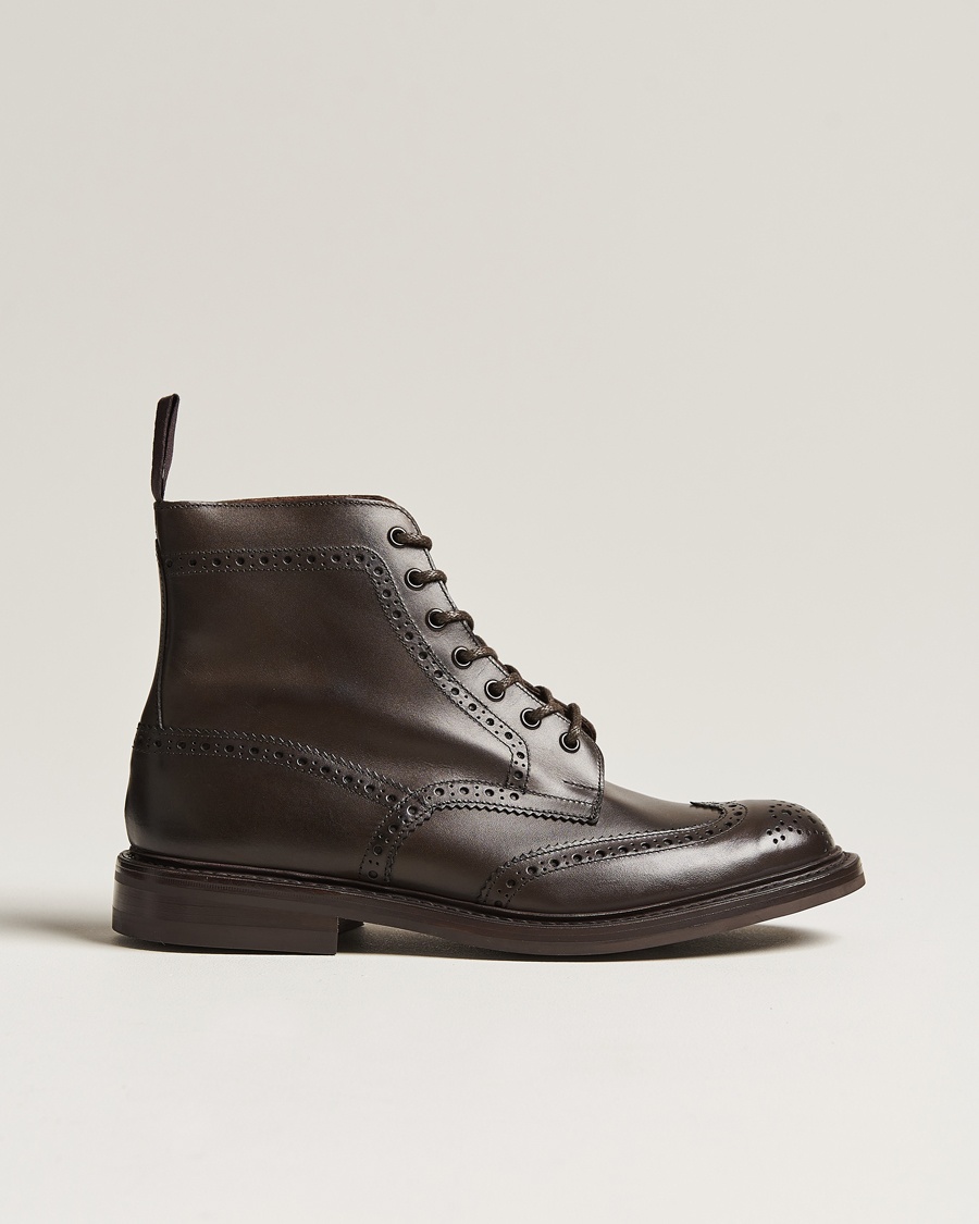 Tricker's Stow Dainite Country Boots Espresso Calf – Marrón