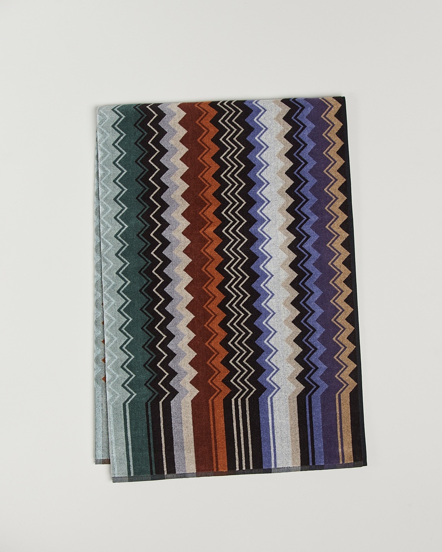 Missoni Home Giacomo Bath Sheet 100x150 cm Verde Multi – Multicolor