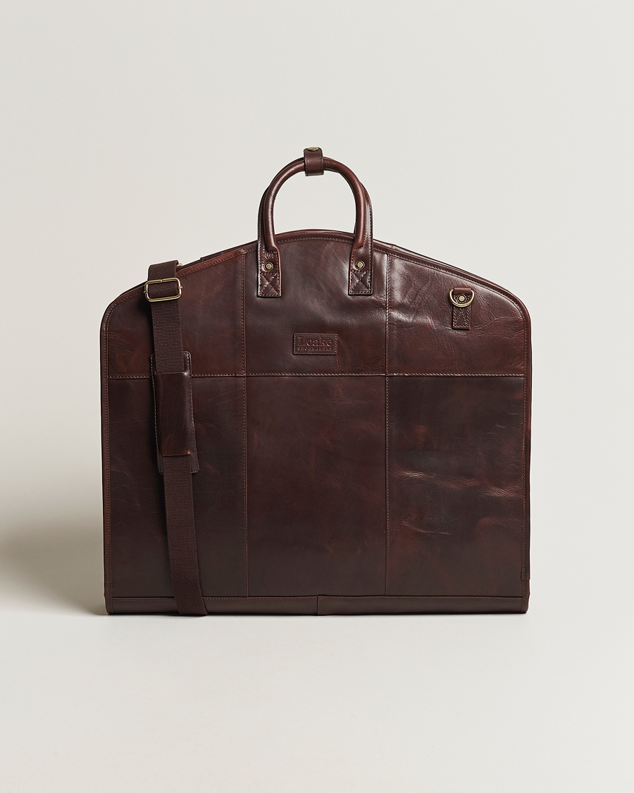 Loake Shoemakers London Leather Suit Carrier Brown – Marrón