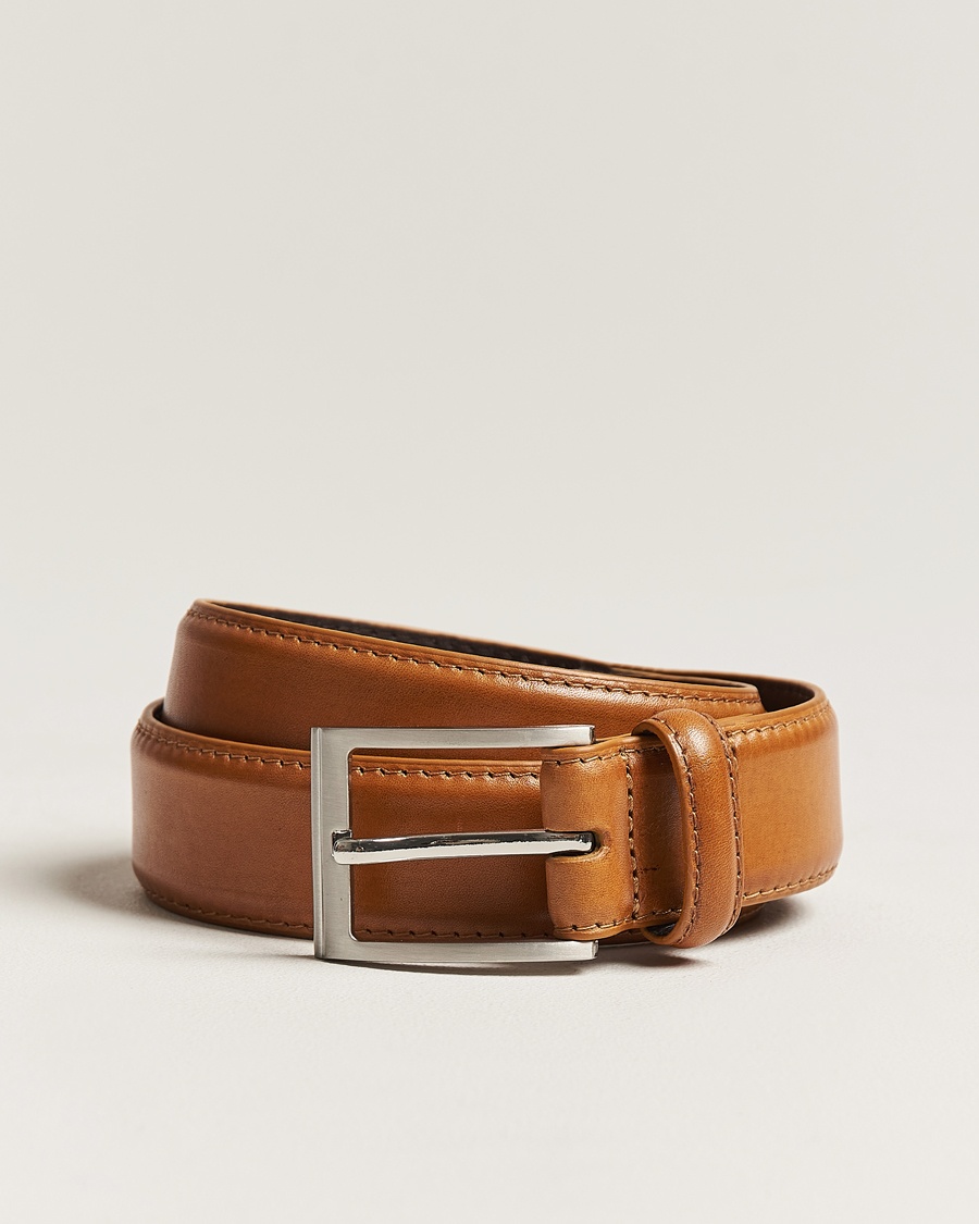 Loake Shoemakers Philip Leather Belt Tan – Marrón