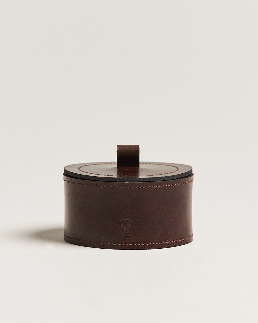 Tärnsjö Garveri Small Leather Box 002 Dark Brown – Marrón
