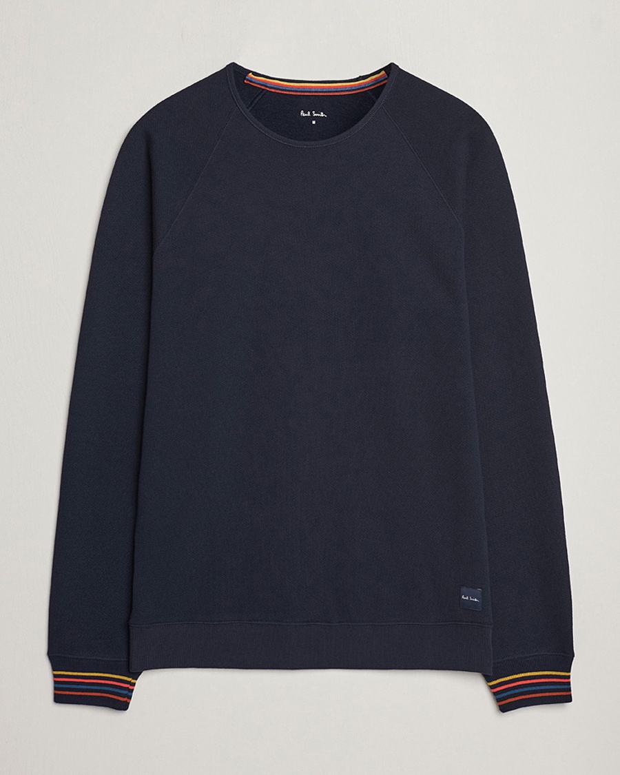 Paul Smith Artist Rib Crew Neck Sweatshirt Navy – Azul