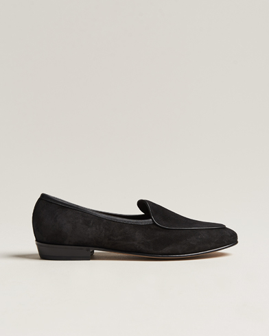  Sagan Classic Loafers Black Suede