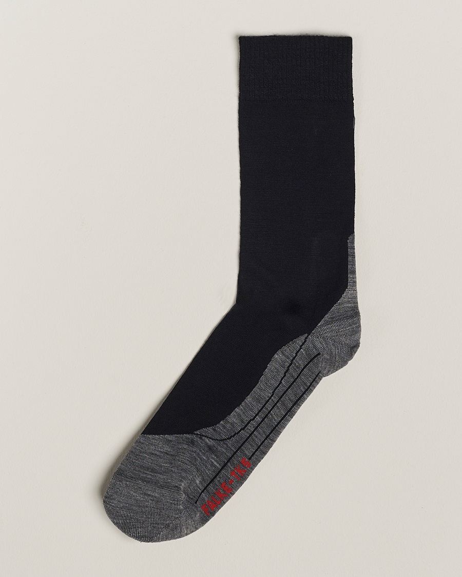 Falke TK5 Wander Trekking Socks Black Mix – Gris