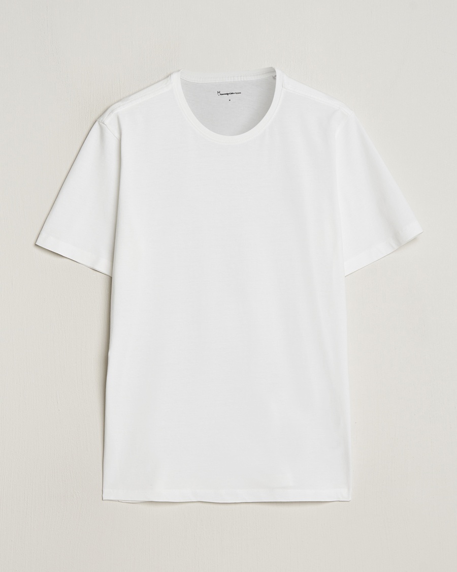 KnowledgeCotton Apparel Agnar Basic T-Shirt Bright White – Blanco