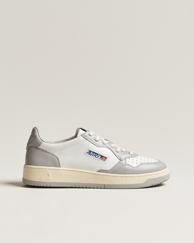  Medalist Low Bicolor Leather Sneaker White/Grey