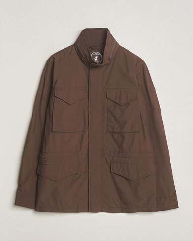 Hombres |  | Save The Duck | Mako Water Repellent Nylon Field Jacket Soil Brown