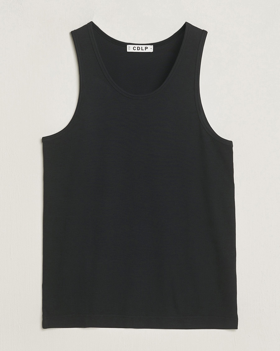 CDLP Rib Tank Top Off Black – Negro