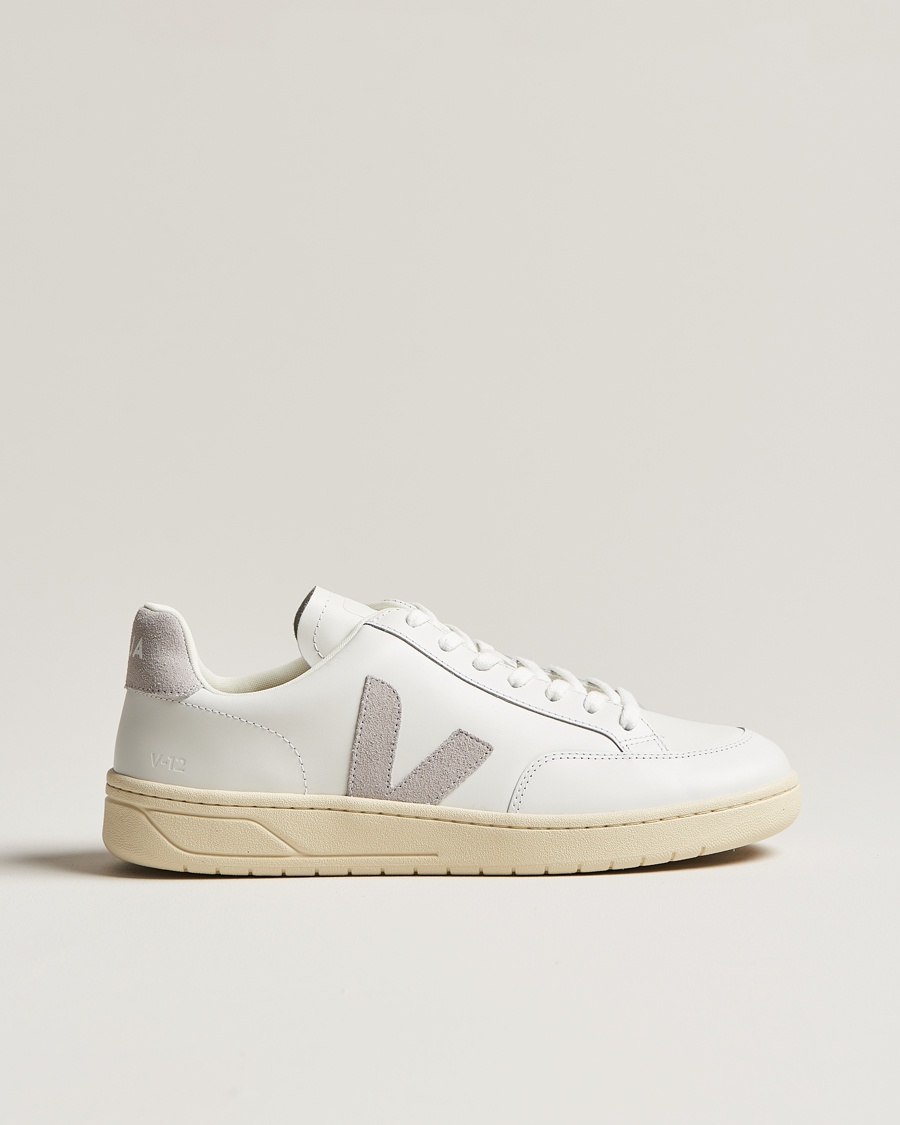 Veja V-12 Sneaker Extra White/Light Grey – Blanco