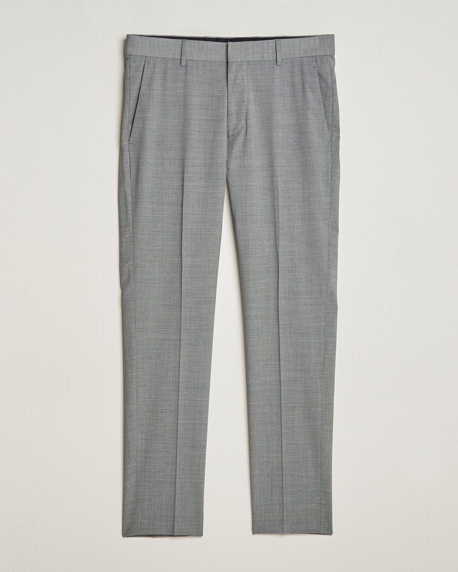 Tiger of Sweden Tenuta Wool Travel Suit Trousers Grey Melange – Gris