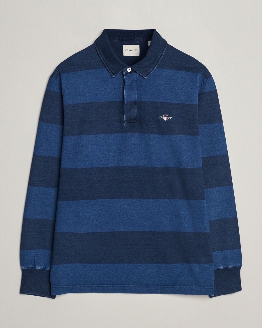 GANT Barstriped Rugger Navy/Indigo – Azul