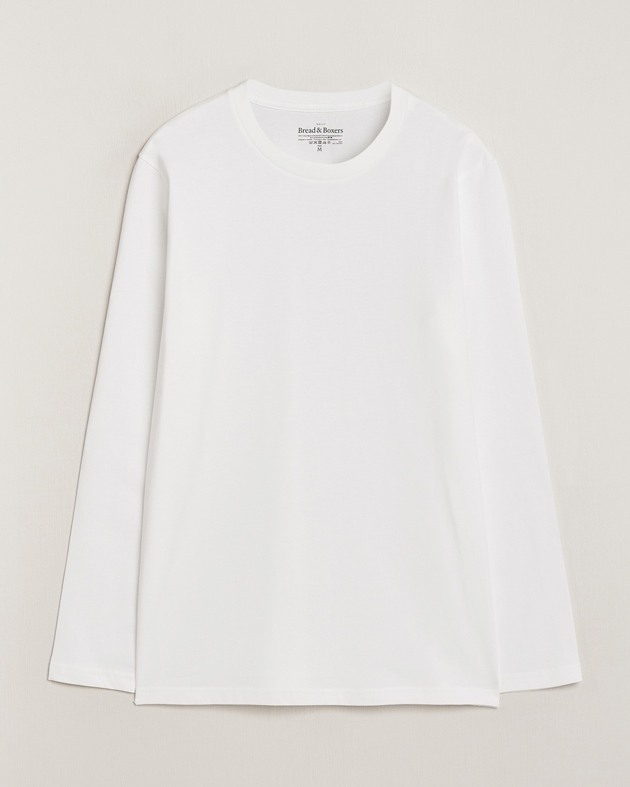 Bread & Boxers Long Sleeve T-Shirt White – Blanco