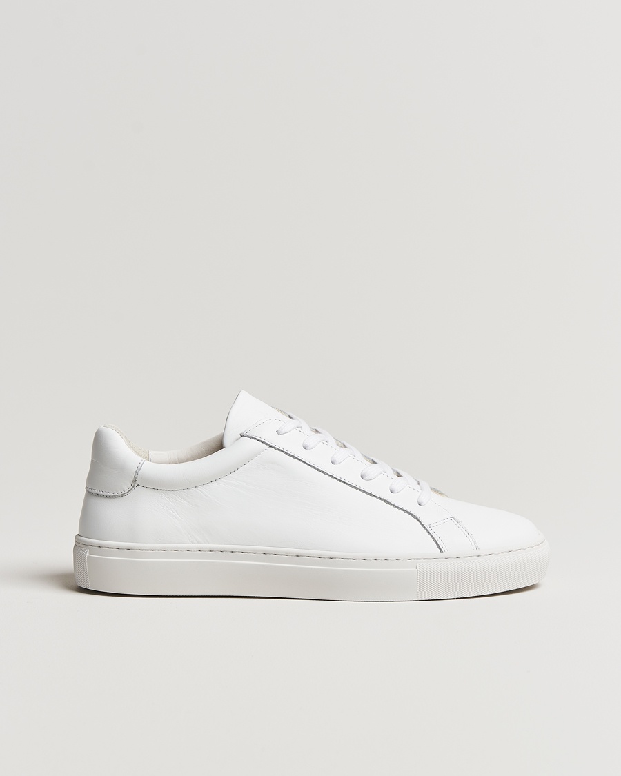 A Day's March Marching Leather Sneaker White – Blanco