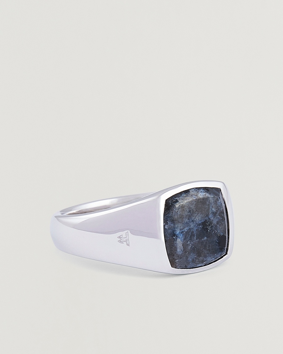 Tom Wood Kay Ring Larvikite – Plata