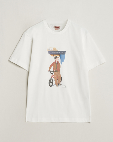 Hombres |  | Baracuta | Slowboy Arlington Cotton T-Shirt Off White