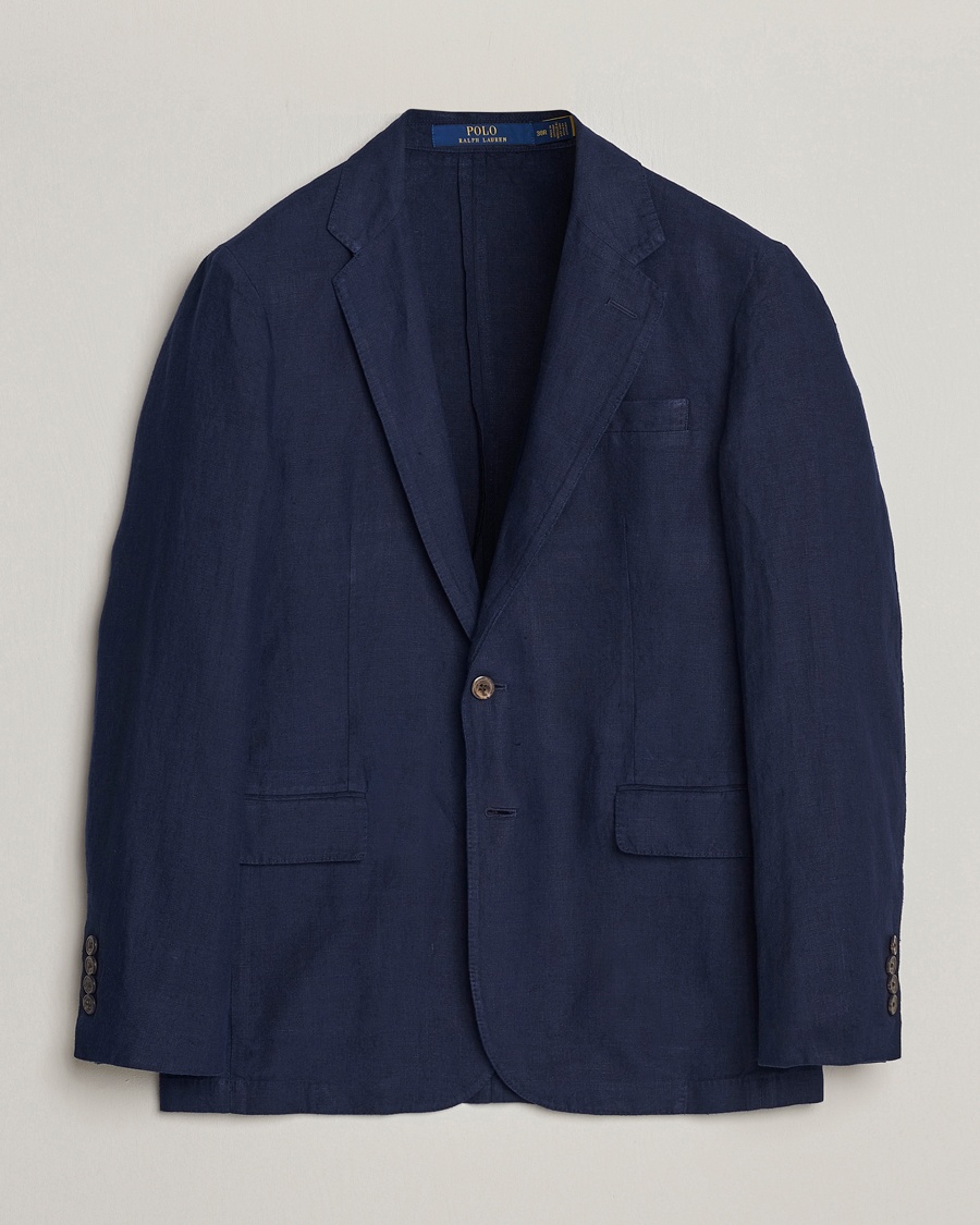 Polo Ralph Lauren Linen Sportcoat Navy – Azul