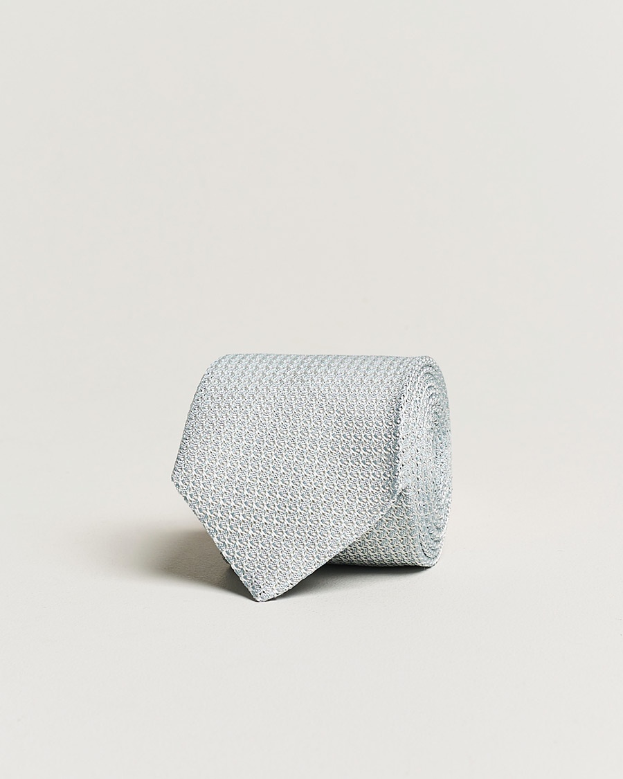 Amanda Christensen Silk Grenadine 8 cm Tie Sky Blue – Azul