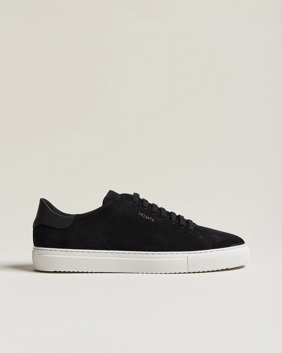 Axel Arigato Clean 90 Suede Sneaker Black – Negro