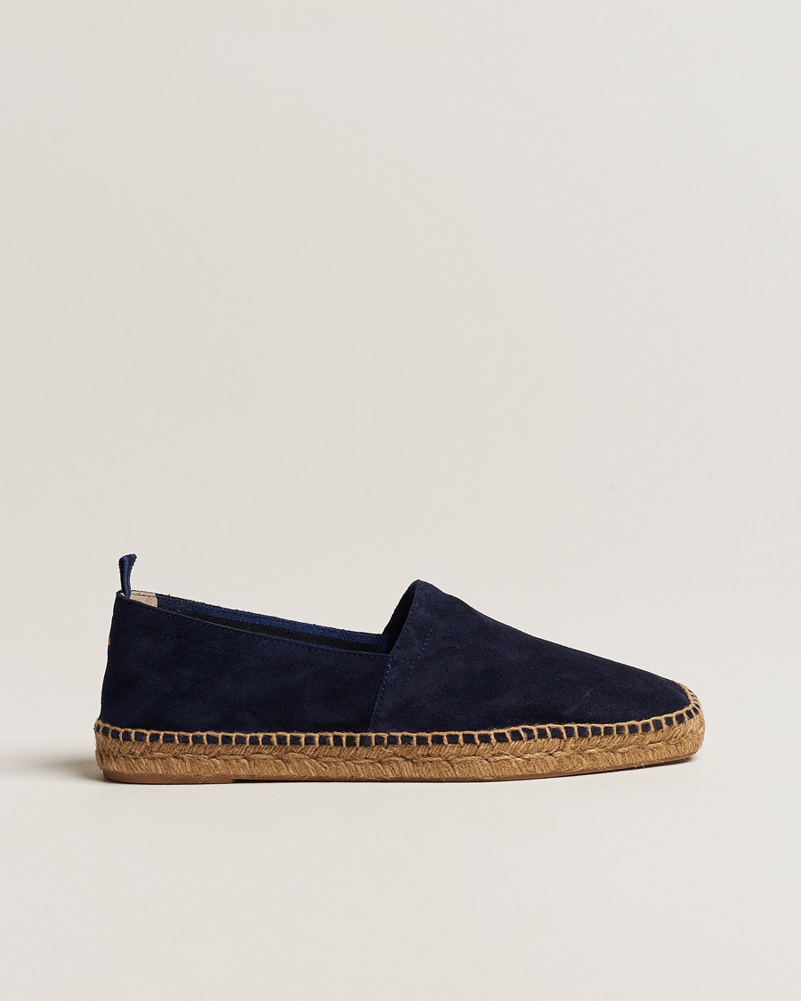 Castañer Pablo Casual Suede Espadrilles Azul Oscuro – Azul