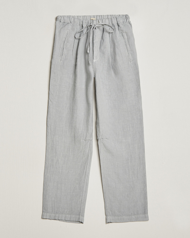  Keywest Linen Drawstring Pants Light Grey