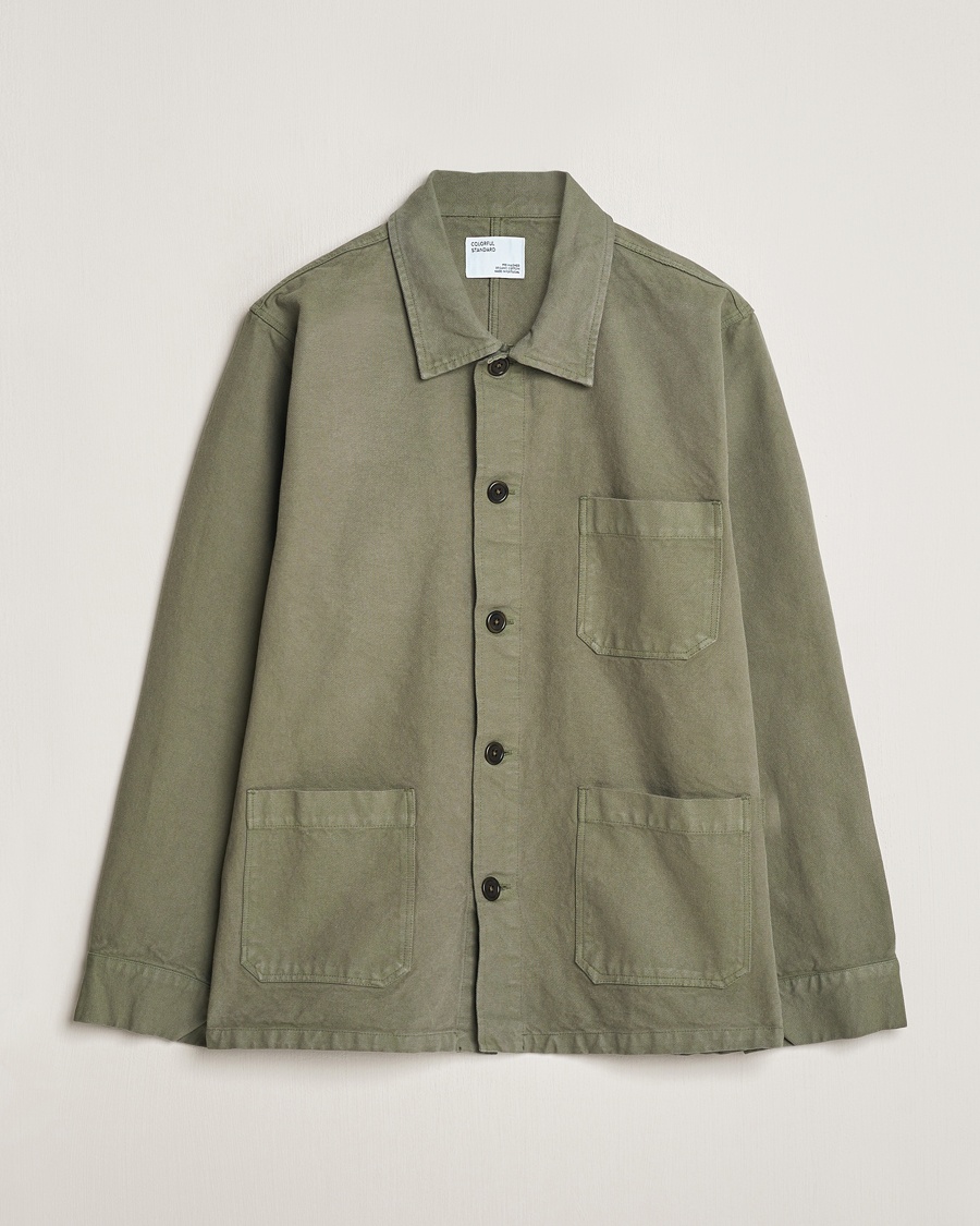 Colorful Standard Organic Workwear Jacket Dusty Olive – Verde