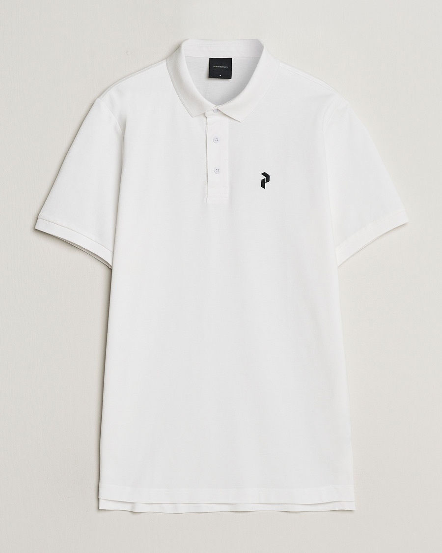Peak Performance Classic Cotton Polo White – Blanco