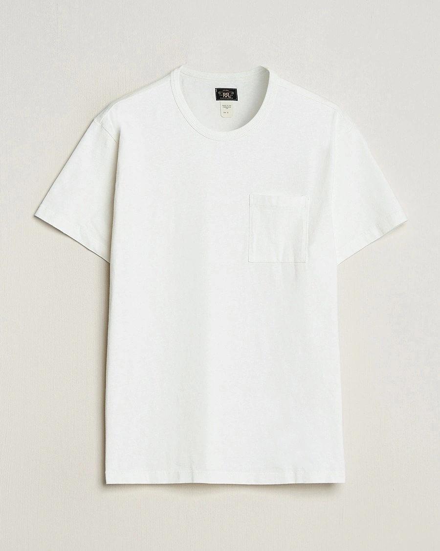 RRL 2-Packet Pocket Tee Warm White – Blanco