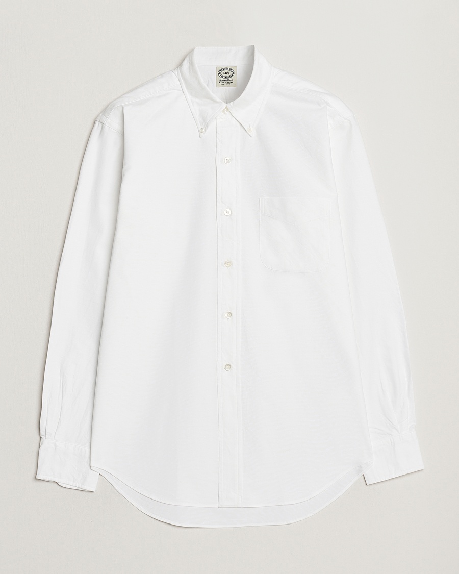 Kamakura Shirts Vintage Ivy Oxford Button Down Shirt White – Blanco