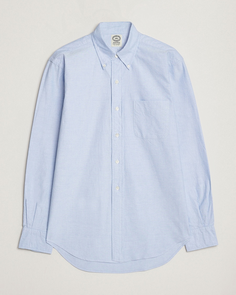 Kamakura Shirts Vintage Ivy Oxford Button Down Shirt Light Blue – Azul
