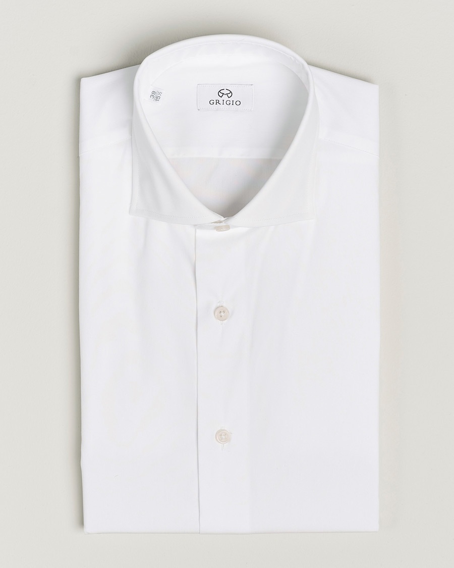 Grigio Comfort Stretch Dress Shirt White – Blanco