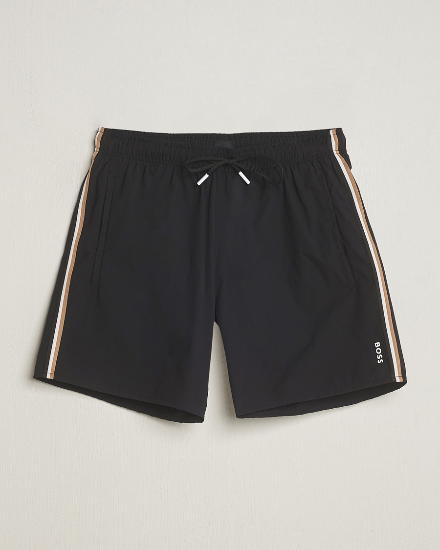 BOSS BLACK Iconic Swimshorts Black – Negro