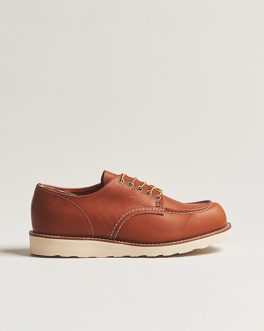 Red Wing Shoes Moc Toe Oxford Oro Legacy Leather – Marrón