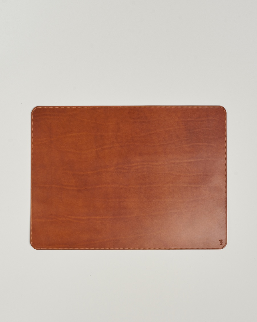 Tärnsjö Garveri Leather Desk Mat Light Brown – Marrón