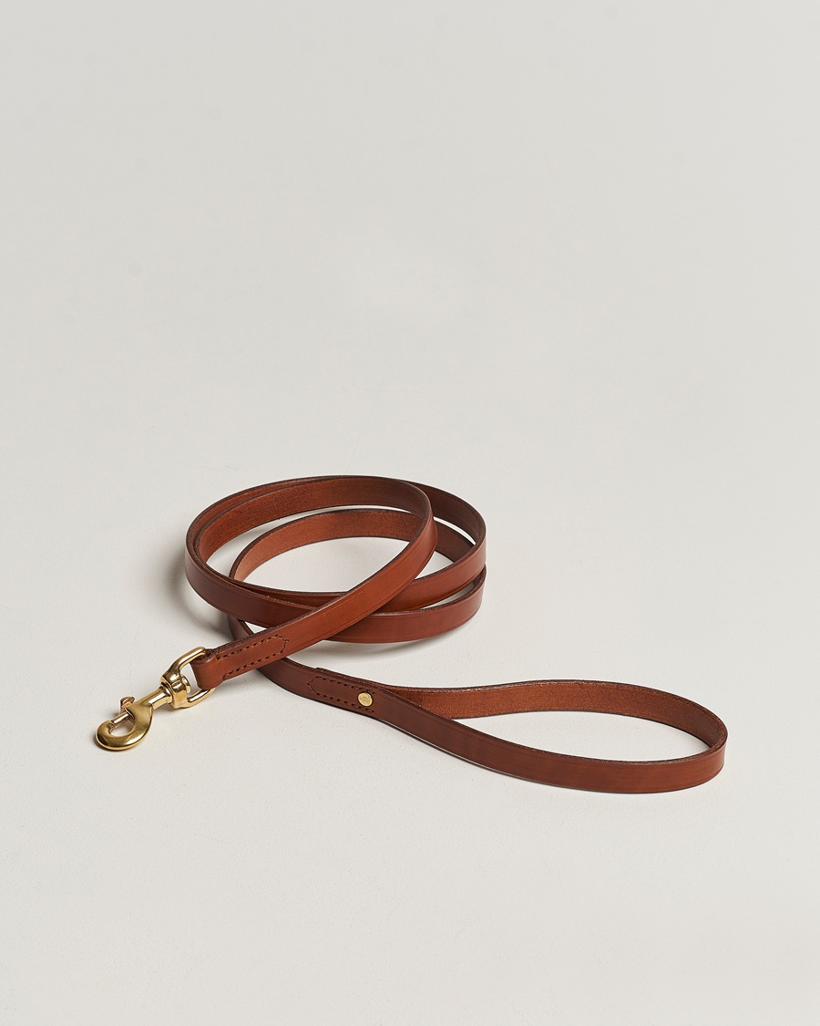 Tärnsjö Garveri Leather Dog Leash Light Brown – Marrón