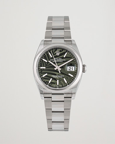 Usado | Rolex Pre-Owned | Rolex Pre-Owned | Datejust Palm Motif 126200 Silver