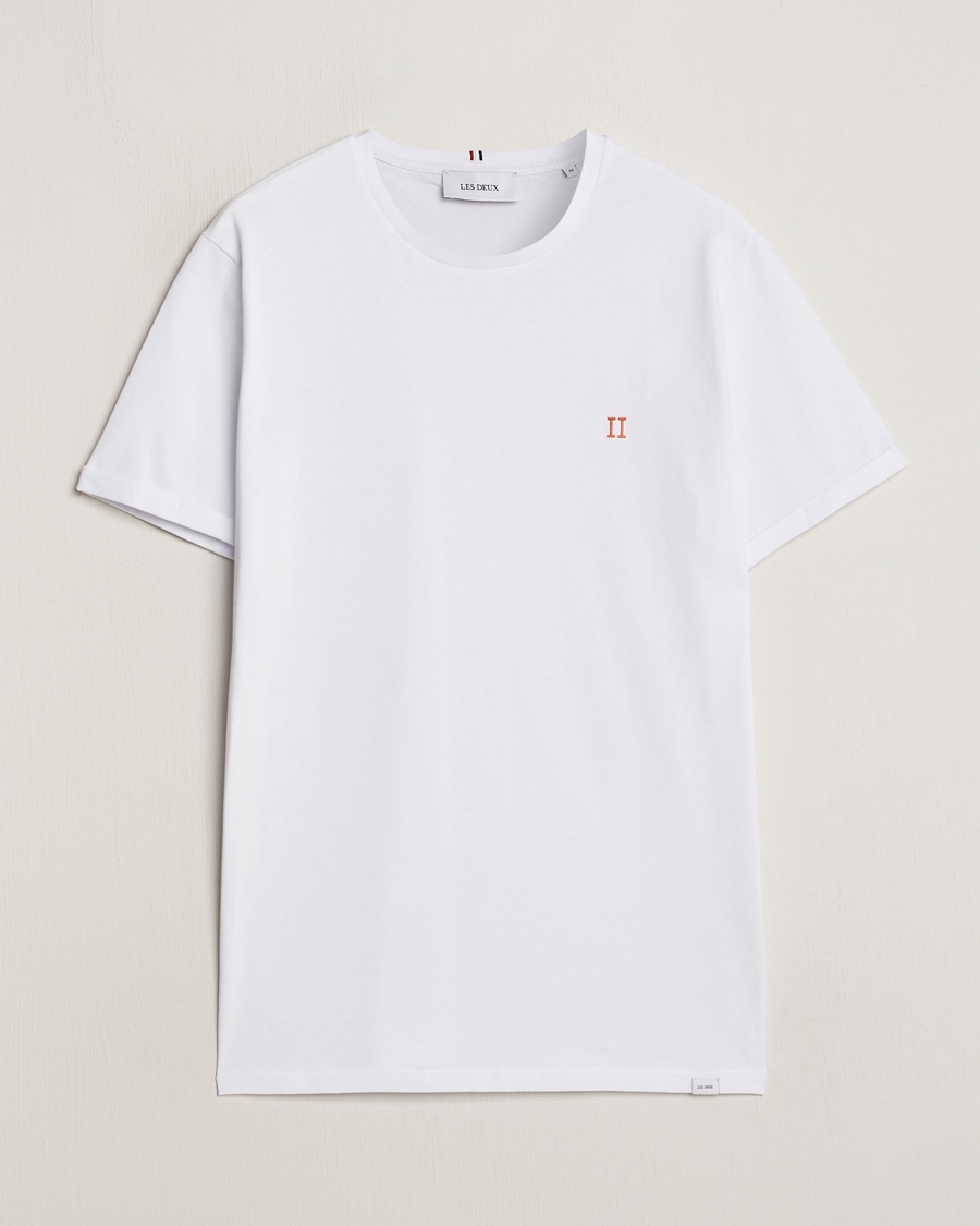 LES DEUX Nørregaard Cotton T-Shirt White – Blanco