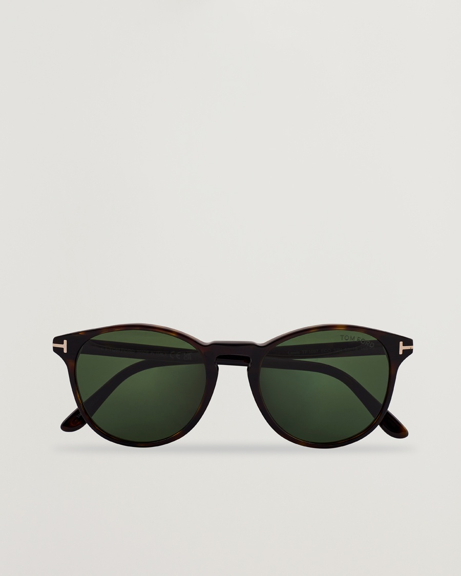 Tom Ford Lewis FT1097 Sunglasses Dark Havana/Green – Marrón