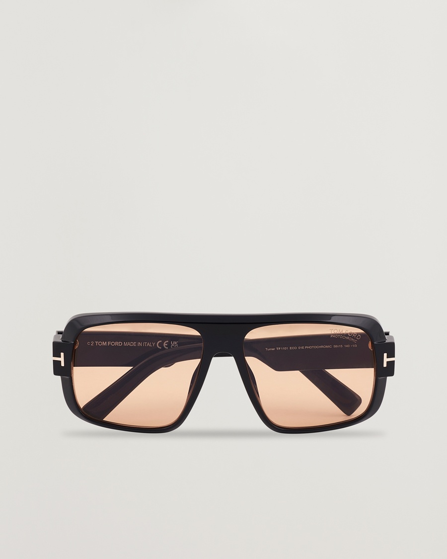Tom Ford Turner FT1101 Sunglasses Black/Brown – Negro